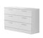 Commode / Meuble De Rangement De 3 Tiroirs Coloris Blanc - L. 100 X P. 35 X H. 69 Cm