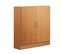 Armoire / Placard De Rangement De 2 Portes Coloris Merisier - L. 82 X P. 35 X H. 90 Cm