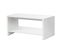 Table Basse Coloris Blanc - L. 77 X P. 40 X H. 39 Cm