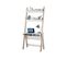 Bureau Coloris Blanc / Chêne - Longueur 85 X Hauteur 71-181 X Profondeur 48 Cm