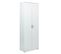 Armoire Meuble De Rangement 2 Portes Coloris Blanc - longueur 70 X Profondeur 34 X Hauteur 189 Cm