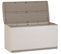 Coffre De Rangement 350l Intérieur/extérieur Coloris Beige - L. 120 X P. 61 X H. 53 Cm