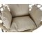 Fauteuil De Jardin Suspendu En Rotin Synthétique - L. 100 X H. 125 X P. 70 Cm