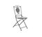 Lot De 2 Chaises De Jardin En Fer Forgé - Largeur 42 X Hauteur 90 X Profondeur 50 cm