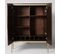 Buffet Haut Meuble De Rangement En Bois Coloris Marron/doré - L. 80 X P. 40 X H. 120 Cm