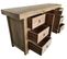 Buffet Meuble De Rangement En Bois Coloris Naturel - Longueur 180 X Hauteur 85 X Profondeur 45 Cm