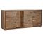 Buffet Meuble De Rangement En Bois D'acacia Coloris Marron - L. 175 X H. 78 X P. 40 Cm