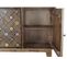 Buffet Meuble De Rangement En Bois De Manguier, Coloris Marron Foncé - L. 150 X P. 38 X H. 80 Cm