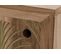 Buffet Meuble De Rangement En Bois De Sheesham Et Métal - L. 160 X H. 75 X P. 45 Cm