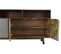 Buffet Meuble De Rangement En Bois De Manguier Coloris Marron Foncé/gris - L. 180 X H. 75 X P. 45 Cm