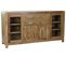 Buffet Meuble De Rangement En Acacia Coloris Naturel - Longueur 150 X Hauteur 81 X Profondeur 40 Cm