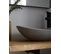 Vasque À Poser / Lavabo En Ciment Coloris Gris Béton - Longueur 45 X Hauteur 15 X Profondeur 35 Cm