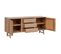 Buffet En Bois D'acacia Coloris Beige - Longueur 180 X Profondeur 45 X Hauteur 80 Cm