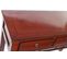 Table Console En Métal Et Orme Coloris Rouge - Longueur 113 X Profondeur 38 X Hauteur 84 Cm