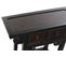 Table Console En bois D'orme coloris Noir /marron Foncé - L. 85 X P. 35 X H. 80 Cm