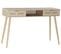 Table Console En Paulownia Et Mdf Coloris Naturel - L. 120 X P. 42.5 X H. 78 Cm