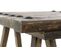 Table Basse En Bois D'orme Coloris Marron - Longueur 110 X Profondeur 70 X Hauteur 40 Cm