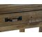 Console Table En Paulownia Naturel Et Verre - Longueur 120 X Profondeur 47 X Hauteur 82.5 Cm