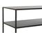 Console Table En Métal Coloris Noir - Longueur 100 X Profondeur 36 X Hauteur 90 Cm