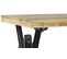 Console Table En Métal Noir Et Bois De Manguier Coloris Nature - L. 120 X P. 45 X H. 76 Cm