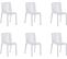 Lot De 6 Chaises De Table-salle À Manger - Cuisine - Interieur/exterieur En Résine