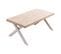 Table Basse Relevable En Bois Et Métal Coloris Chêne Nordique Blanc - L. 120 X P. 66 X H. 47-62 Cm