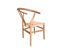 Lot De 2 Chaises De Salle À Manger En Bois Massif Coloris Naturel Corde - L. 56 X P. 52 X H. 76 Cm