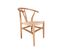 Lot De 2 Chaises De Salle À Manger En Bois Massif Coloris Naturel Corde - L. 56 X P. 52 X H. 76 Cm