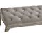 Banquette En Velours Et Bois De Caoutchouc Coloris Gris- L. 112 X P. 38 X H. 48 Cm