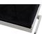 Banquette En Acier Coloris Noir - Longueur 140 X Profondeur 40 X Hauteur 40 Cm