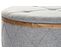 Ensemble De 2 Banquettes Coffres En Bois Coloris Gris Clair