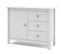 Commode, Meuble De Rangement Avec 3 Tiroirs En Pin Coloris Blanc - L.  90 X P. 40  X H. 80 Cm