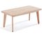 Table Basse Avec Plateau Relevable De Salon En Bois De Chêne Nordique - L. 120 X P. 60 X H. 52