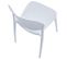 Lot De 4 Chaise En Polypropylène Coloris Blanc