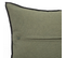 Lot De 2 Coussin Décoratif Déhoussable En Lin Et Coton Coloris Vert Kaki - L. 45 X P. 12 X H. 45 Cm