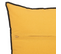 Lot De 4 Coussin Décoratif Déhoussable En Lin Et Coton Ocre - L. 45 X P. 12 X H. 45 Cm