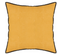 Lot De 4 Coussin Décoratif Déhoussable En Lin Et Coton Ocre - L. 45 X P. 12 X H. 45 Cm