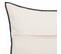 Lot De 4 Coussin Décoratif Déhoussable En Lin Et Coton Coloris Blanc - L. 45 X P. 12 X H. 45 Cm