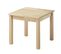 Table Basse En Bois Hêtre Massif Huilé - Longueur 50  X Hauteur  45 X Profondeur 50 Cm