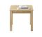 Table Basse Carrée En Bois De Chêne Massif - Longueur 50 X Hauteur 45 X Profondeur 50 Cm