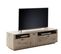 Meuble TV En Bois Coloris Imitation Chêne Viking  - Longueur 180 X Hauteur 52 X Profondeur 50 Cm