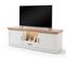 Meuble TV En Bois Coloris Imitation Chêne Grandson / Blanc  - L.  181 X H. 62  X P. 50 Cm