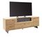 Meuble TV En Bois Coloris Chêne Sauvage  - Longueur 210  X Hauteur 70 X Profondeur 50 Cm