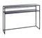 Table Console En Métal Coloris Noir -  Longueur 112  X Profondeur 28 X Hauteur 81 Cm