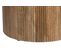 Table À Manger, Table Repas Ronde En Bois Massif Coloris Naturel - Diamètre 120 X Hauteur 76 Cm