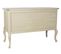 Commode, Meuble De Rangement En Bois Mdf Vieilli Coloris Gris Foncé, Beige