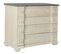 Commode, Meuble De Rangement En Bois De Manguier Et Mdf Coloris Gris Foncé, Beige