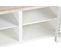 Meuble TV En Bois De Sapin Et Mdf Coloris Blanc - L. 120 X P. 40 X H. 45 Cm