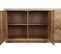 Buffet, Meuble De Rangement En Bois D'acacia Et Mdf Coloris Naturel  - L. 178 X P. 46 X H. 90 Cm