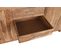 Buffet, Meuble De Rangement En Bois D'acacia Coloris Naturel - L. 170 X P.  45 X H. 80 Cm